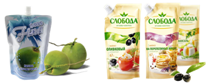 Stand up Spouted Pouches for beverage packaging